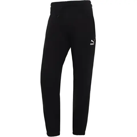 PUMA Knitted Sweatpants Women's Black Moderate Slim Fit Pants