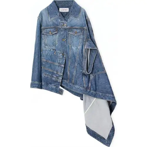 LOEWE SS22 Denim Jacket Women's Blue