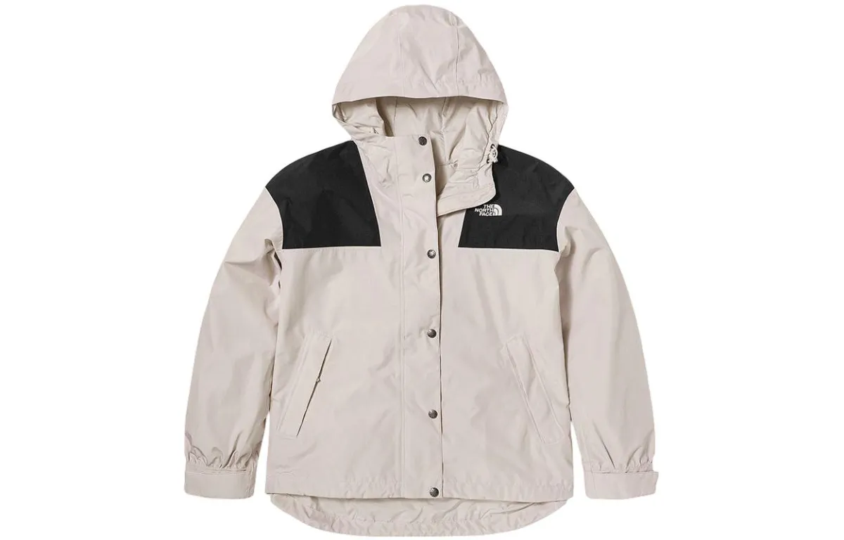 THE NORTH FACE 1990 Hiking And Mountaineering Breathable, Waterproof And Windproof Windbreaker Jacket Women's Ecru
