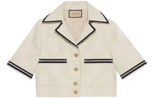 【Previous Season】maxi-GG pattern cropped jacket