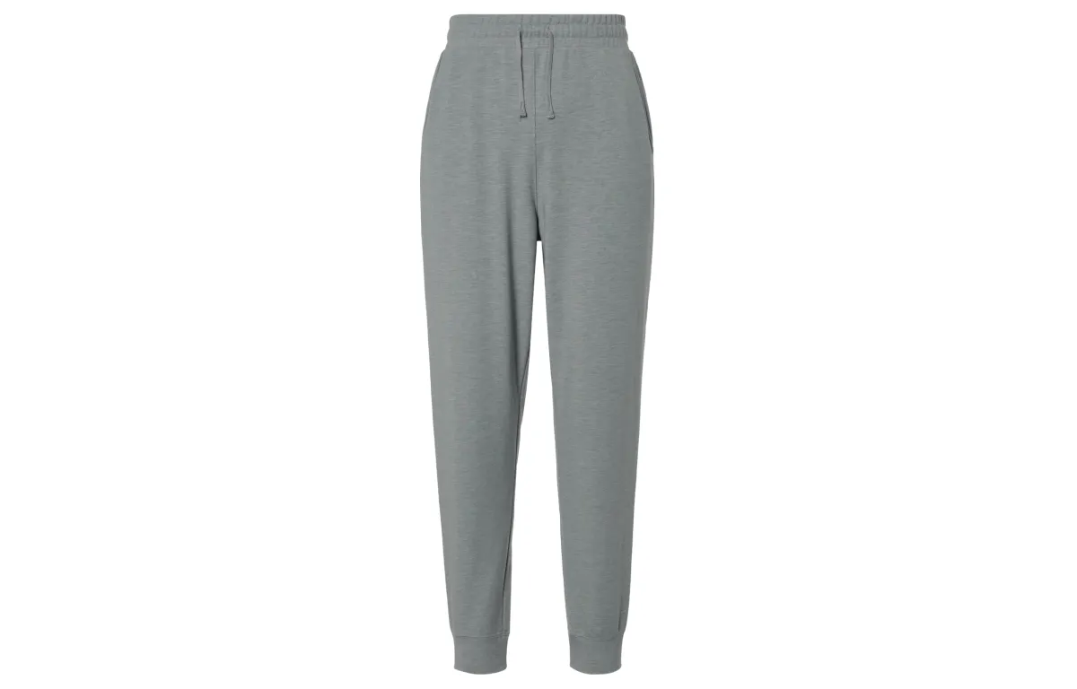 Nike Knitted Sweatpants Women's Gray Moderate Cuffed Pants