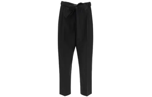 PRADA Casual Pants Women's Black Moderate Straight Fit Pants