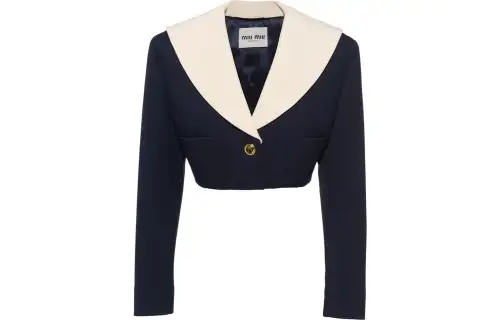 【Previous Season】cropped wool jacket