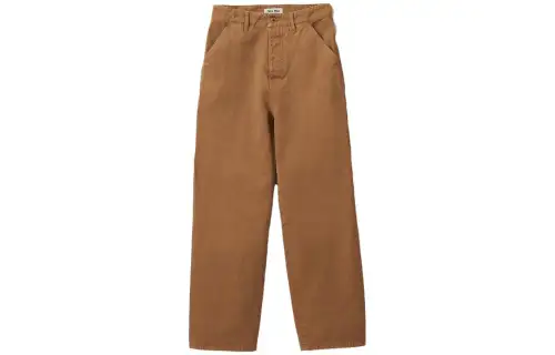 MIU MIU Logo appliqué Gabardine Trousers