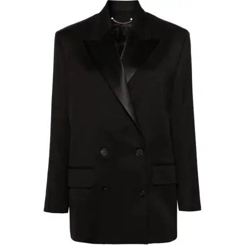 Golden Goose Deluxe Brand Peak Lapels Double Breasted Tailored Blazer