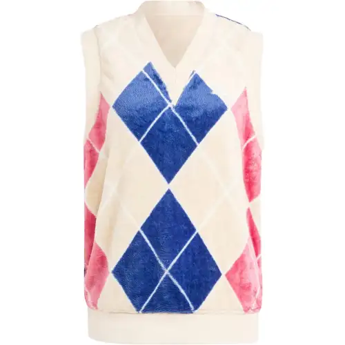 Adidas Originals Vests Women's Beige V Neck Moderate Other