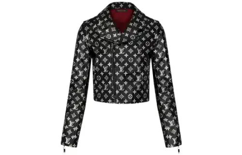 Louis Vuitton 10's monogram biker jacket