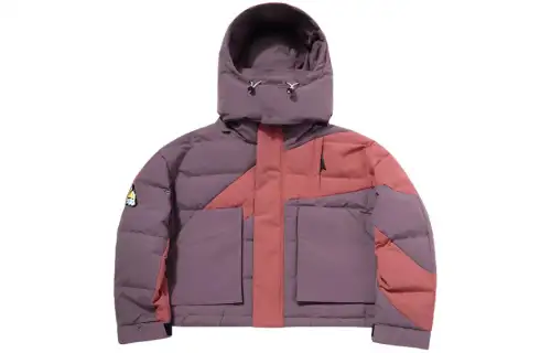 Li Ning Down Jacket Women's Gray Purple