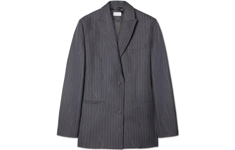 OFF-WHITE Pinstripe-pattern Blazer