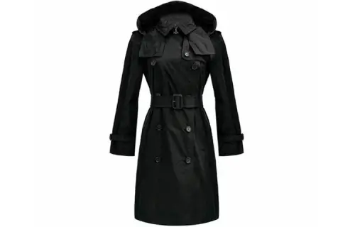 Burberry Women's Amberford Trench Coat Black