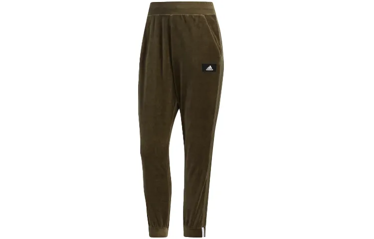 Adidas Knitted Sweatpants Women's Khaki Brown