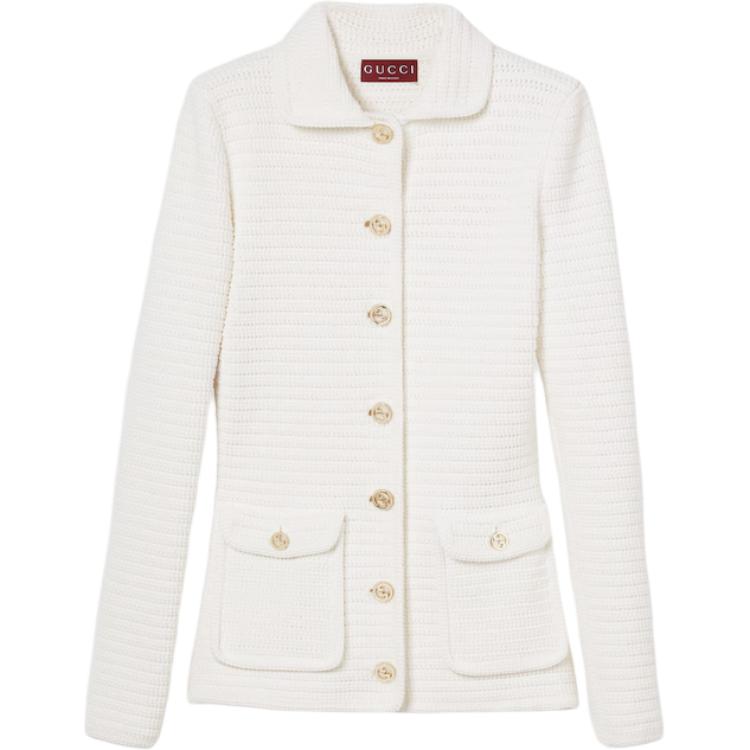 GUCCI Fine Crochet Cardigan