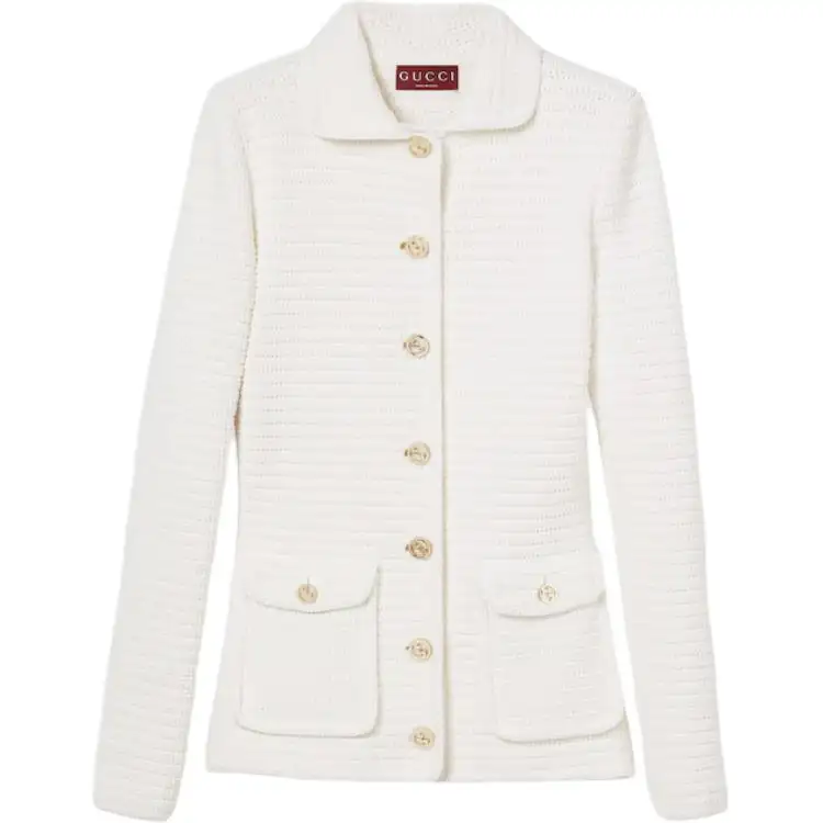 GUCCI Fine Crochet Cardigan