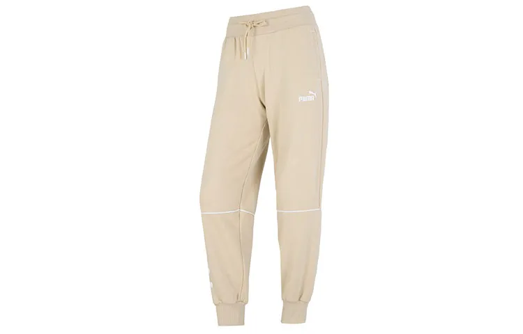 PUMA Knitted Sweatpants Women's Skin Moderate Cuffed Pants