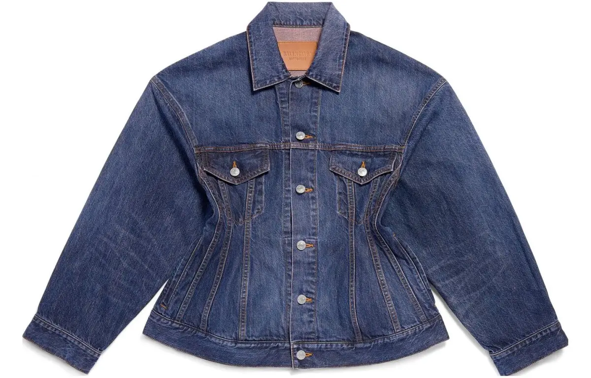 Balenciaga Hourglass Jacket 'Dark Indigo/Madder'