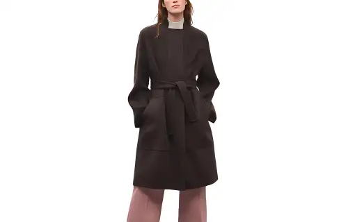 HERMES Velvet Jackets Women's Dark Brown Moderate