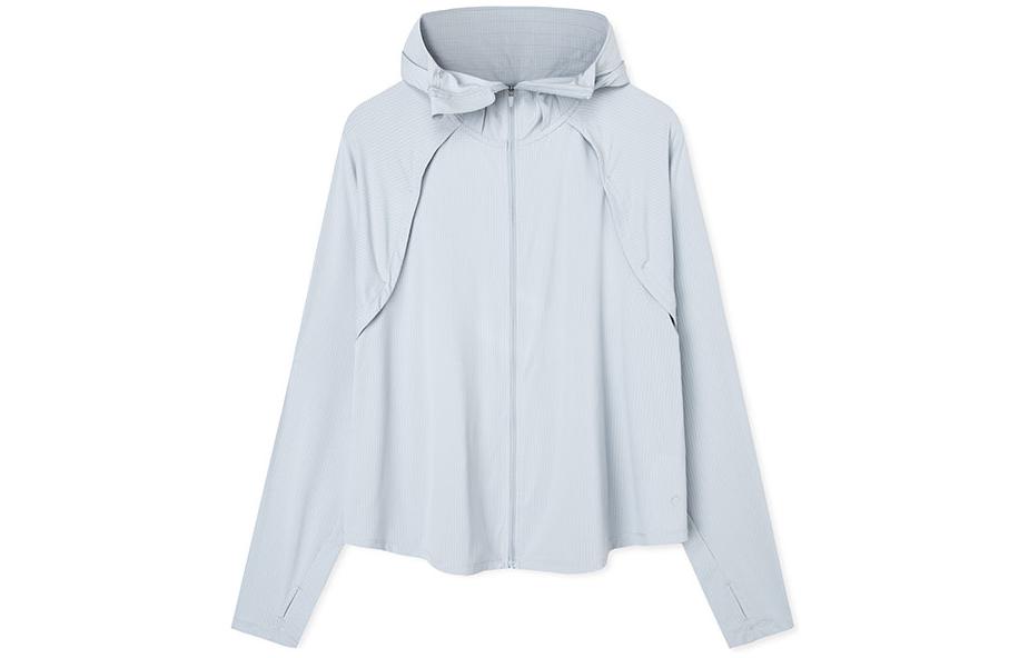 Anta Breathable And Quick Dry Dust Resistant Sun Protection Clothing Women's Cloud Gray