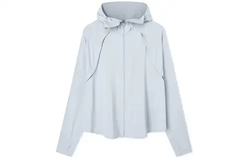 Anta Breathable And Quick Dry Dust Resistant Sun Protection Clothing Women's Cloud Gray