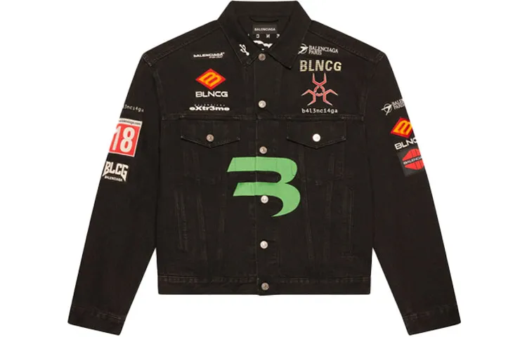 Balenciaga Denim Jacket Women's Black