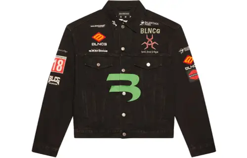 Balenciaga Denim Jacket Women's Black