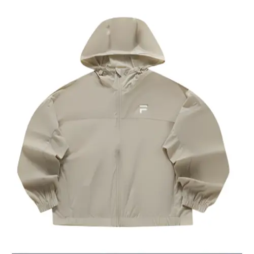FILA FUSION SS24 Breathable UV Protection Sun Protection Clothing Women's Light Bean Paste Brown