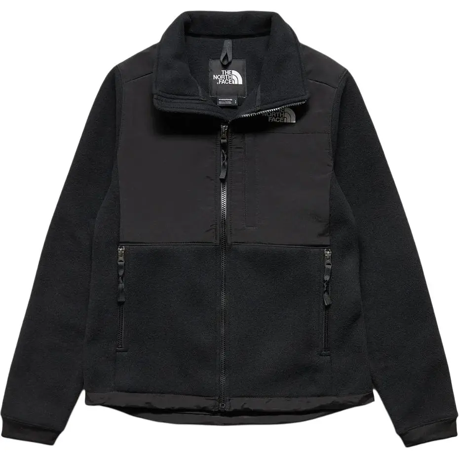 THE NORTH FACE Velvet Jackets Women's Black Stand Collar Moderate Straight Fit