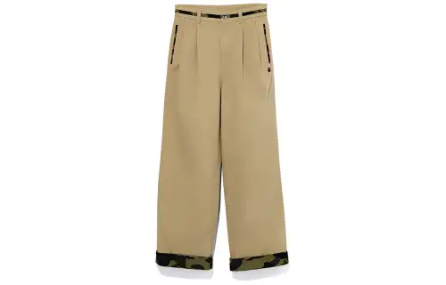 A BATHING APE Casual Pants Women's Moderate Wide Leg Pants