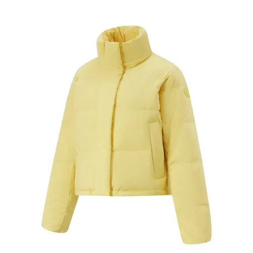 Li Ning Fitness Series Down Jacket Women's Paraffin Yellow