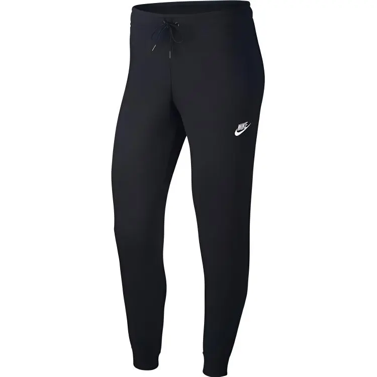 Nike Knitted Sweatpants Women's Black Moderate Slim Fit Pants