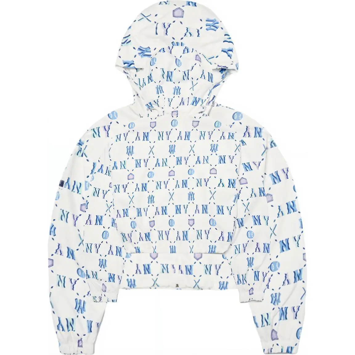MLB Waterproof, Windproof, Breathable, And Thermal Windbreaker Jacket Women's White