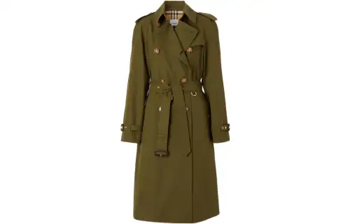 Burberry SS22 Trench Coat Women's Army Green