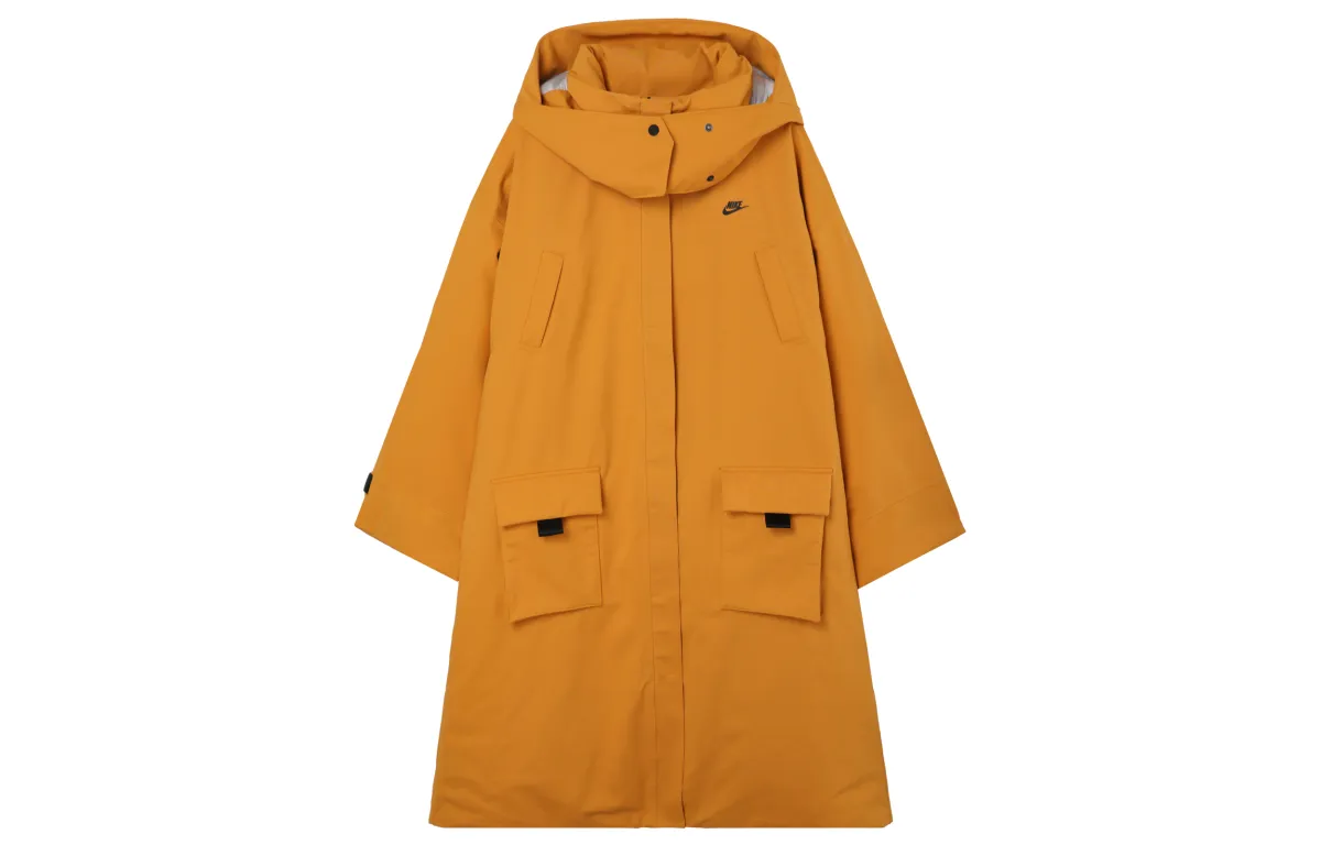 Nike Puffer Jacket Winter Women's Light Curry Yellow