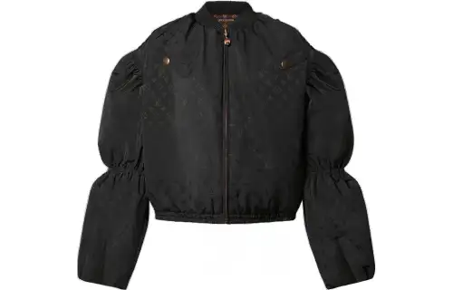 LOUIS VUITTON Bishop Sleeves Bomber Jacket