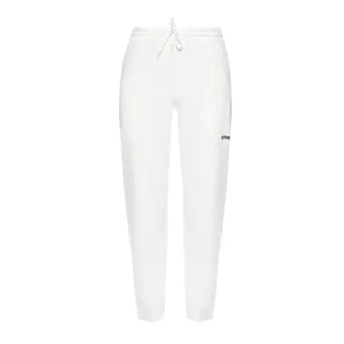 Vetements Casual Pants Women's White Moderate Straight Fit Pants