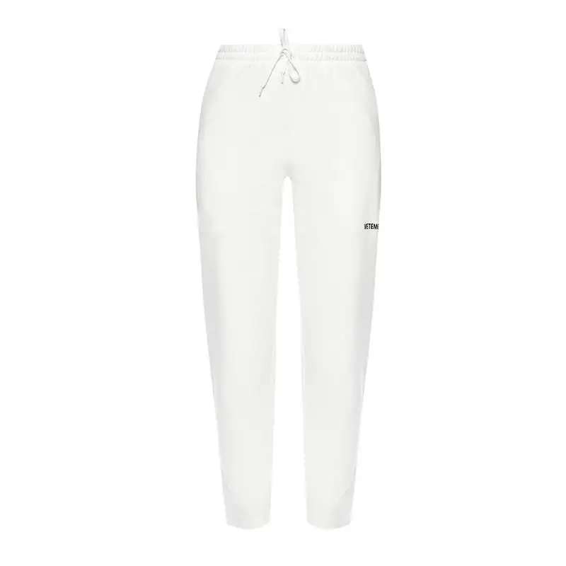 Vetements Casual Pants Women's White Moderate Straight Fit Pants