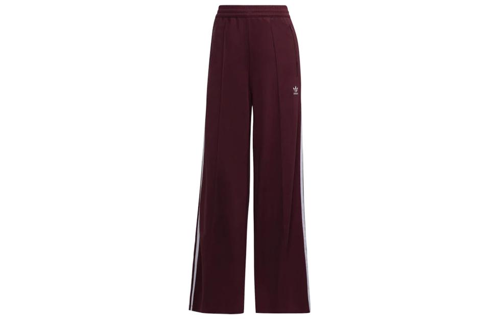 Женские штаны adidas originals (бордовые)