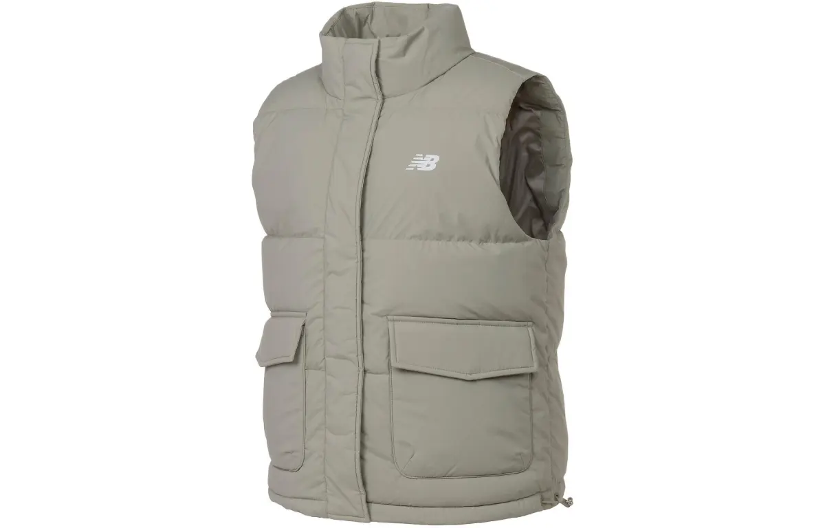 New Balance NBX Soft Alpine Down Vest Women's Military Uniform Green