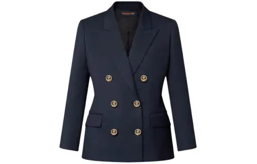 LOUIS VUITTON Double-Breasted Nautical Blazer