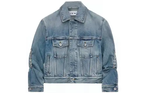LOEWE FW23 Denim Jacket Women's Blue