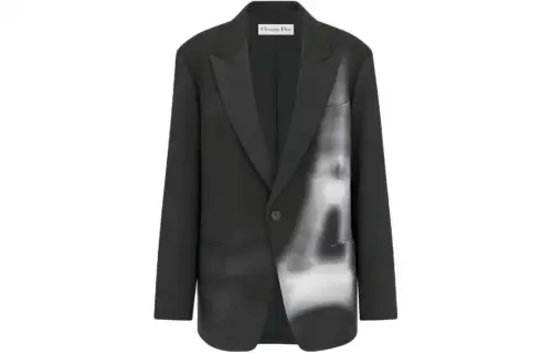 DIOR SS24 Business Suit Coat Women's Black