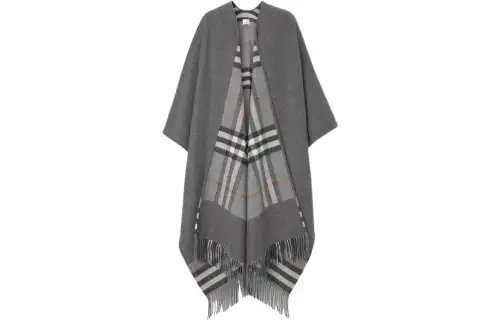 Burberry Cloaks Women's Gray Moderate