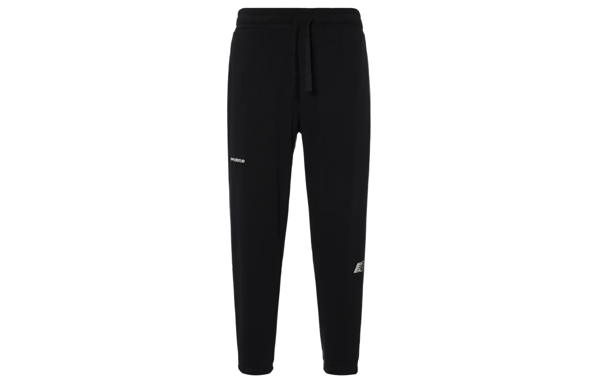New Balance Knitted Sweatpants Women's Black Moderate Cuffed Pants