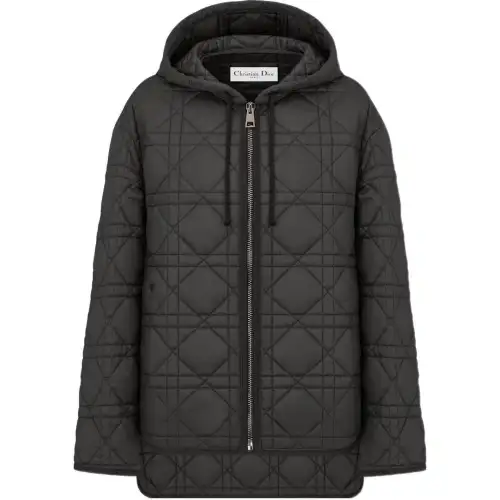 DIOR FW22 Cropped Coat Women's Black