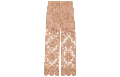 GUCCI Casual Pants Women's Brown Moderate Other