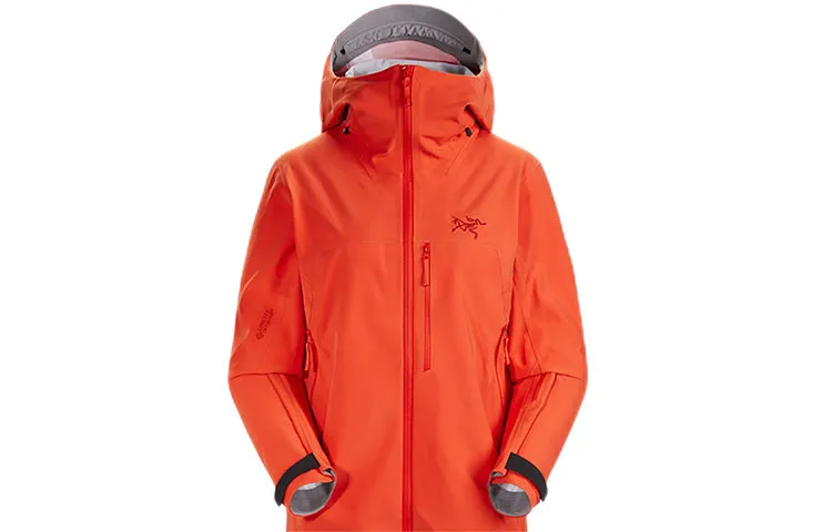 Arc'teryx Waterproof Windbreaker Jacket Women's Zap Red