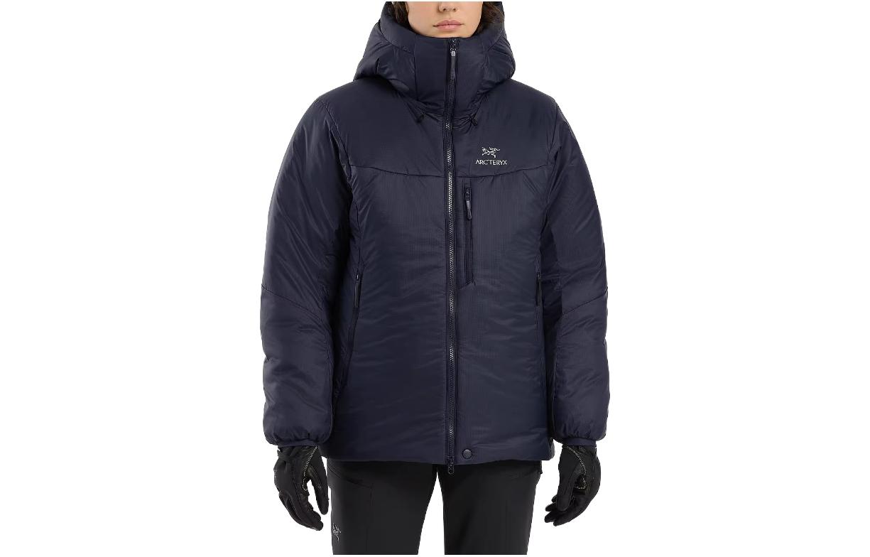 Женская куртка Arcteryx Атом (сине-черная)