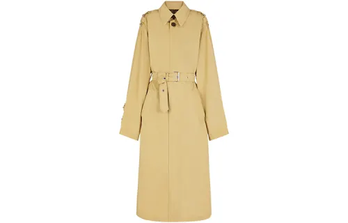 LOUIS VUITTON Trench Coat Women's Yellow