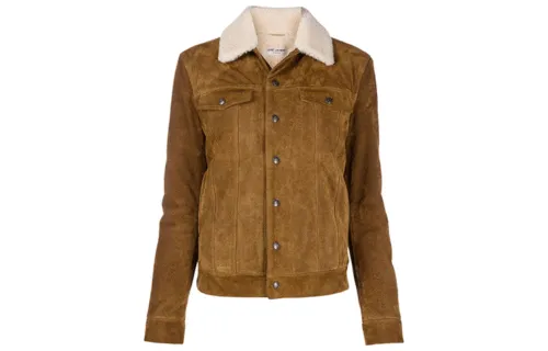 SAINT LAURENT Furs Women's Brown Lapel Moderate