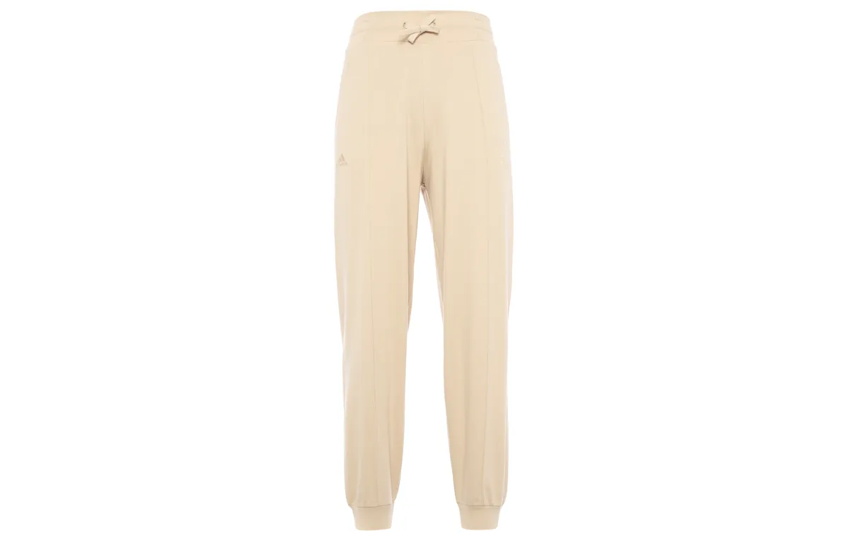 Adidas Knitted Sweatpants Women's Light Umber Moderate Cuffed Pants