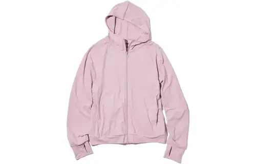 UNIQLO Sun Protection Clothing Women's Grapefruit Pink Hooded Moderate